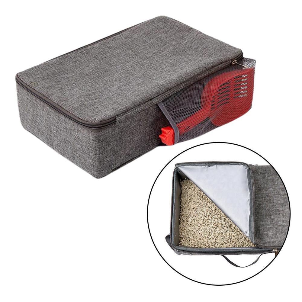 Foldable Cat Litter Box with Shovel - Portable and ConvenientCat Litter BoxBravo Pets