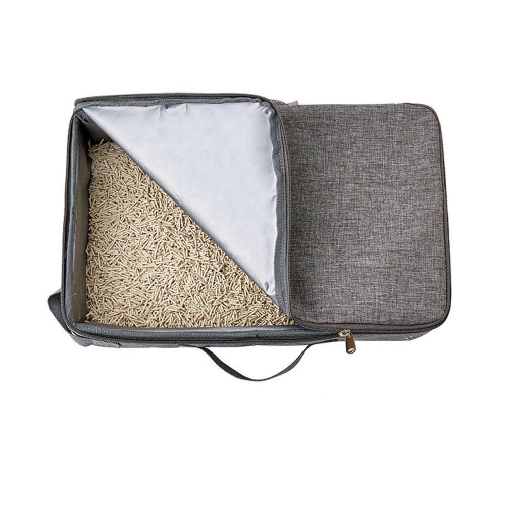 Foldable Cat Litter Box with Shovel - Portable and ConvenientCat Litter BoxBravo Pets