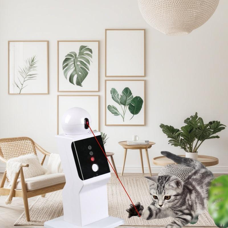 Interactive Cat Laser Toy Robot – Automatic 360° Rotating Laser for Cats & DogsCat ToyBravo Pets