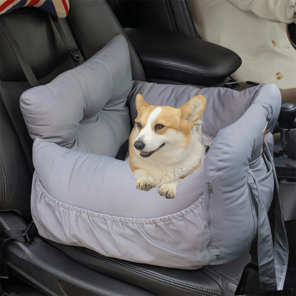 Dog Car Seat with Safety Belt Pet Booster Nest CushionPet Car CarrierBravo Pets