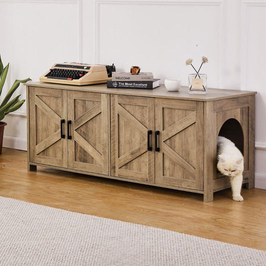 Cat Litter Box Enclosure for 2 Cats Litter Box FurnitureCat Litter BoxBravo Pets