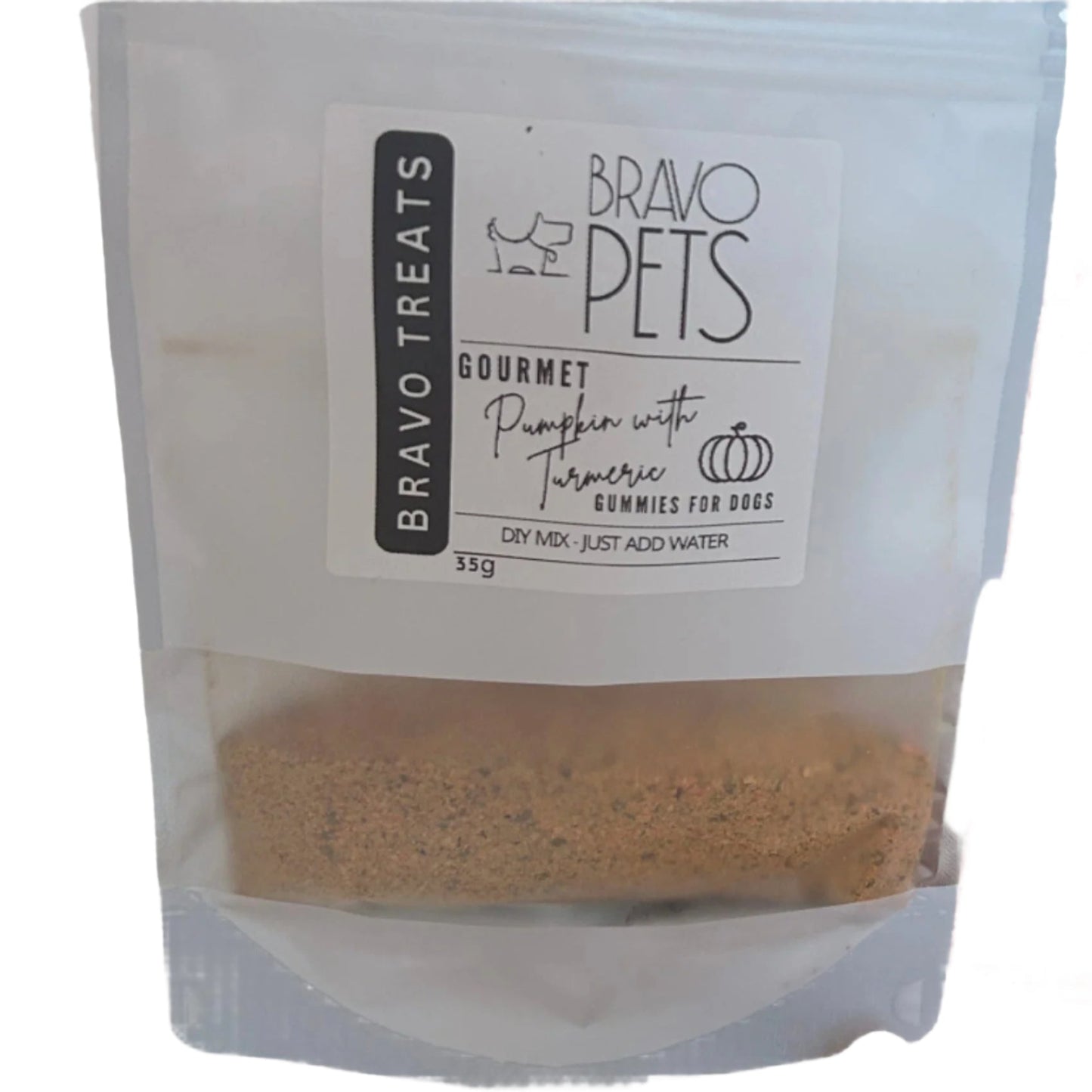 Gourmet Pumpkin with Tumeric DIY Gummies Mix - 30g - Includes Disposable Piping BagDog TreatsBravo Pets