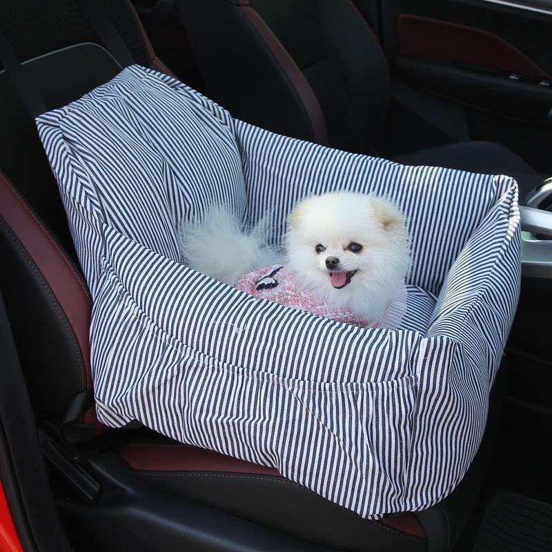 Luxury Pet Car Booster Seat – Safe, Comfortable & Waterproof Travel Bed for Small to Medium PetsPet Car CarrierBravo Pets