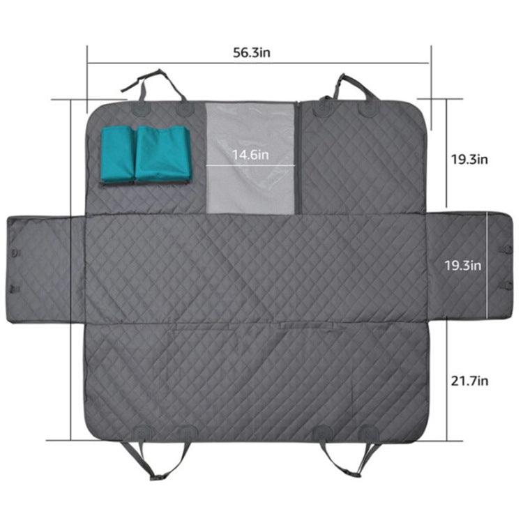 Dog Car Seat Cover – Waterproof Pet Travel Hammock & Back Seat Protector for Cars & SUVsPet Car Seat CoverBravo Pets