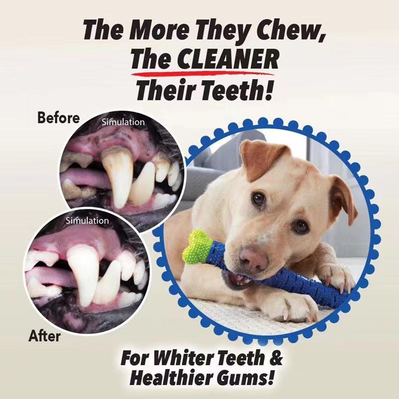 Pet - Safe Dog Chew Brush Toy – Dental Cleaning & Gum MassageDog ToyBravo Pets