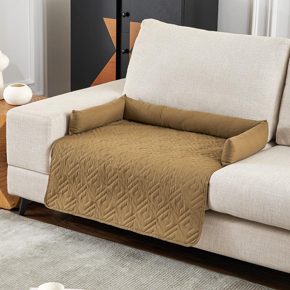 Waterproof Pet Furniture Protector with Pillow – Ultimate Comfort & Protection for Your Pet & HomePet BedBravo Pets