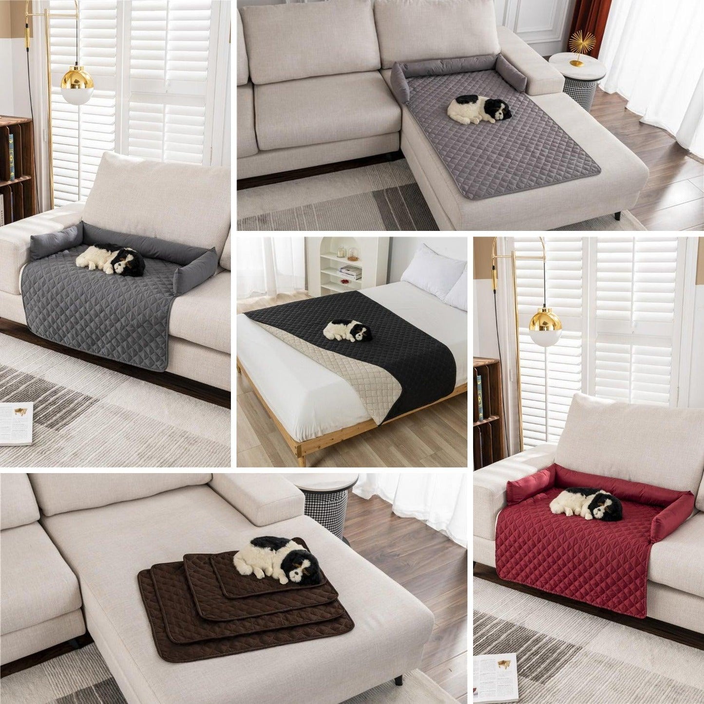 Waterproof Pet Furniture Protector with Pillow – Ultimate Comfort & Protection for Your Pet & HomePet BedBravo Pets