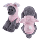 Adorable Plush Animal - Themed Pet Jumpsuit – Cosy & Warm Coral Fleece Dog OutfitDog ApparelBravo Pets