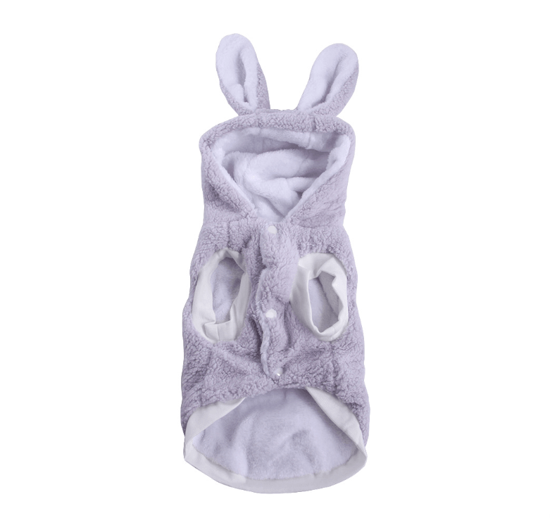 Adorable Plush Animal - Themed Pet Jumpsuit – Cosy & Warm Coral Fleece Dog OutfitDog ApparelBravo Pets