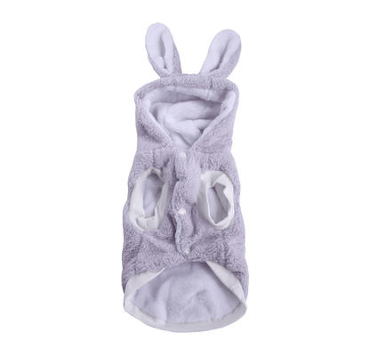Adorable Plush Animal - Themed Pet Jumpsuit – Cosy & Warm Coral Fleece Dog OutfitDog ApparelBravo Pets