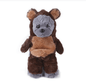Adorable Plush Animal - Themed Pet Jumpsuit – Cosy & Warm Coral Fleece Dog OutfitDog ApparelBravo Pets
