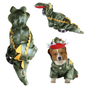 Adorable Plush Animal - Themed Pet Jumpsuit – Cosy & Warm Coral Fleece Dog OutfitDog ApparelBravo Pets