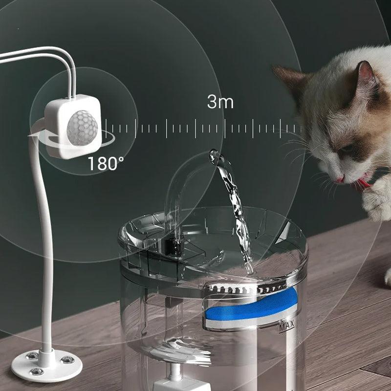 Electric Pet Automatic Sensor Water Fountain with AU Plug - Optional FiltersPet Water BowlBravo Pets