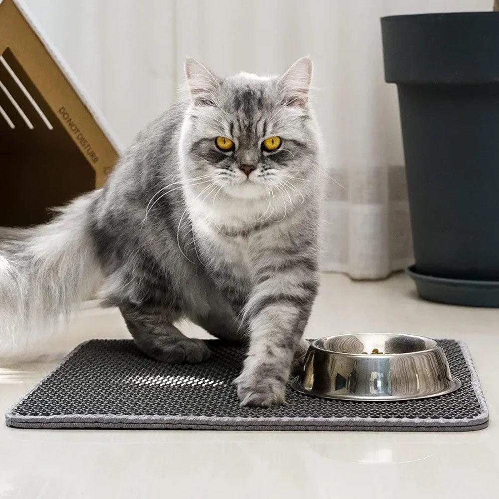 Double Layer Waterproof Cat Litter Mat Non - slip Washable Cat Sand MatCat Litter MatBravo Pets