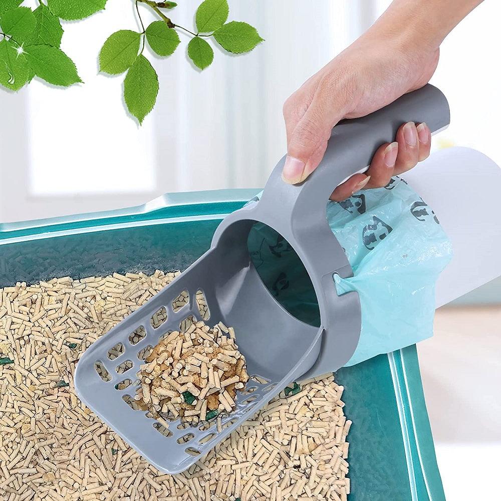 Self - Cleaning Cat Litter Shovel Scoop with Refill BagCat Litter ShovelBravo Pets