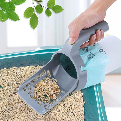Self - Cleaning Cat Litter Shovel Scoop with Refill BagCat Litter ShovelBravo Pets