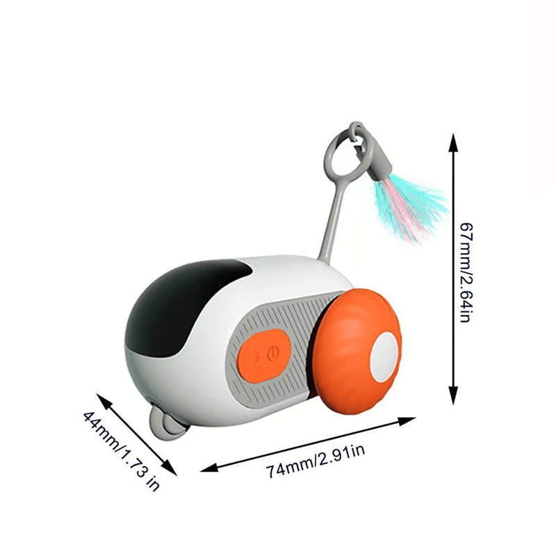 Rechargeable Interactive Remote Control Toy Car for CatsCat ToyBravo Pets