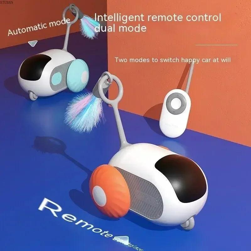Rechargeable Interactive Remote Control Toy Car for CatsCat ToyBravo Pets