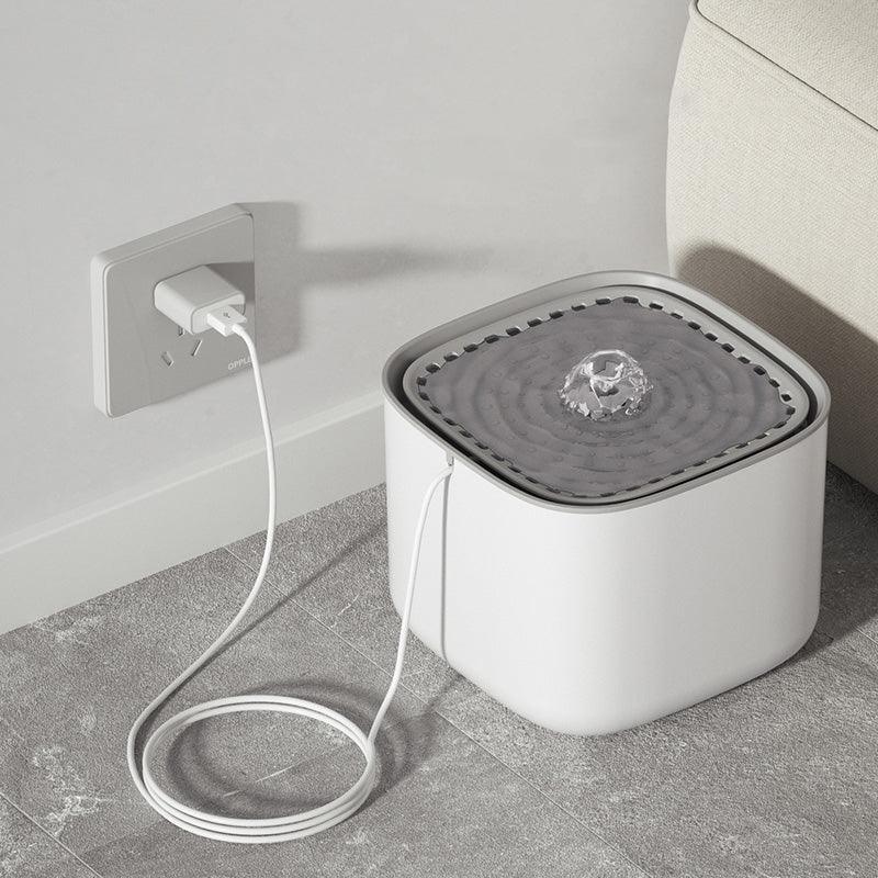 USB Electric Mute 3L Auto - Recirculating Cat Water Fountain with Auto RecirculationPet Water BowlBravo Pets