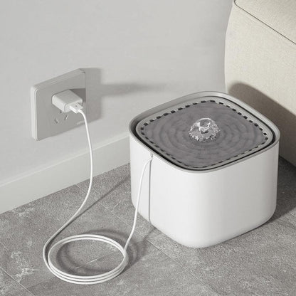 USB Electric Mute 3L Auto - Recirculating Cat Water Fountain with Auto RecirculationPet Water BowlBravo Pets