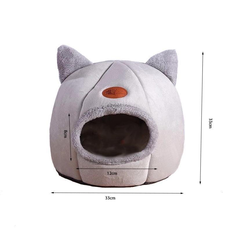 Deep Sleep Comfort In Winter Cat Cosy Cave NestCat BedBravo Pets
