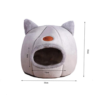 Deep Sleep Comfort In Winter Cat Cosy Cave NestCat BedBravo Pets
