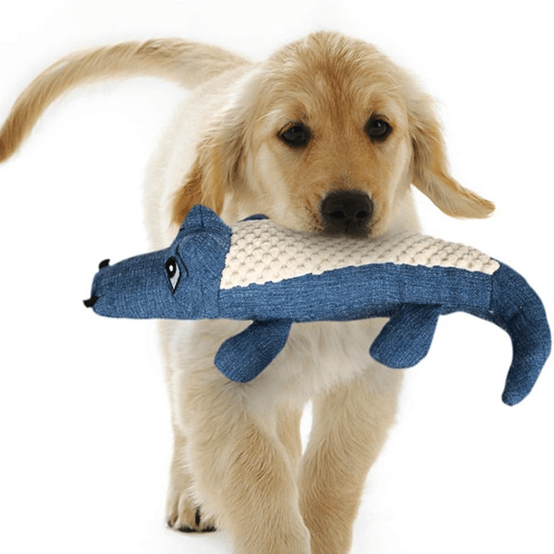 Interactive Plush Alligator Chew Toy for DogsDog ToyBravo Pets