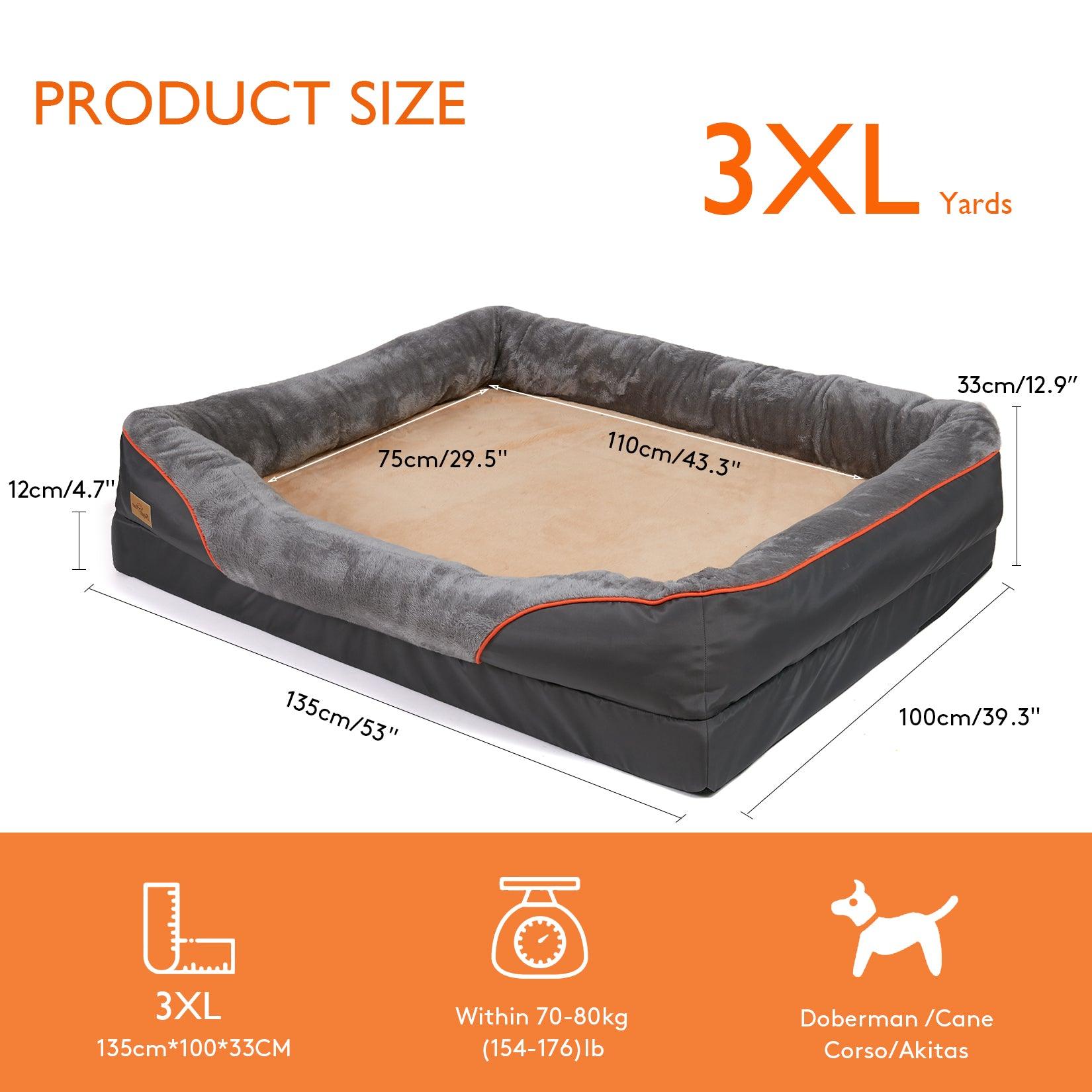 Orthopedic Dog Bed Elevated Cushion Warm Waterproof MattressDog BedBravo Pets
