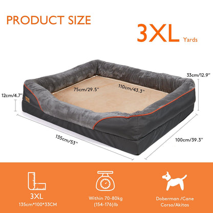 Orthopedic Dog Bed Elevated Cushion Warm Waterproof MattressDog BedBravo Pets