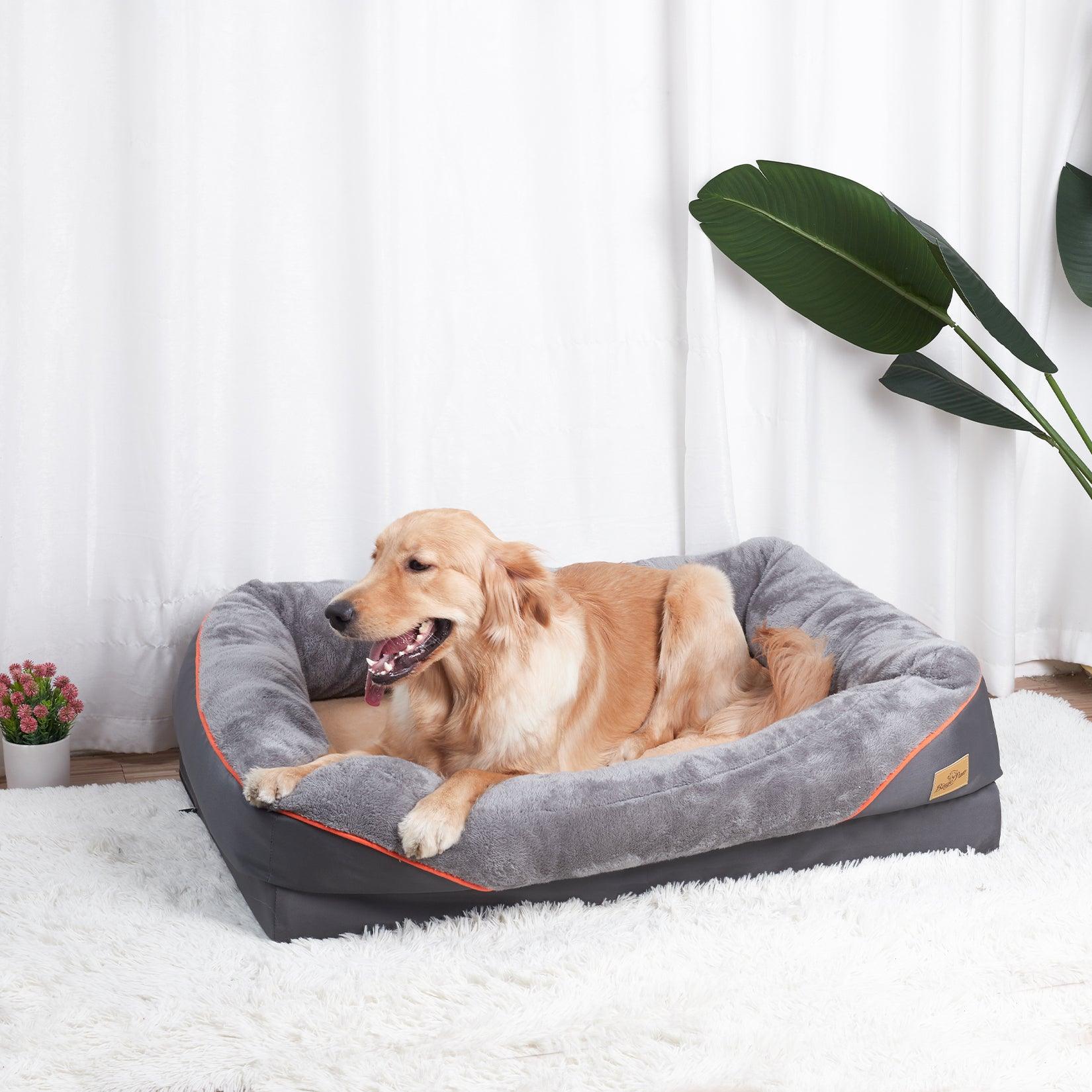Orthopedic Dog Bed Elevated Cushion Warm Waterproof MattressDog BedBravo Pets