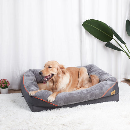 Orthopedic Dog Bed Elevated Cushion Warm Waterproof MattressDog BedBravo Pets