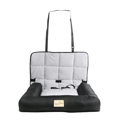 Car Seat Bed Waterproof Pet Cushion Mat with Removable Cover and Safety BeltPet Car CarrierBravo Pets