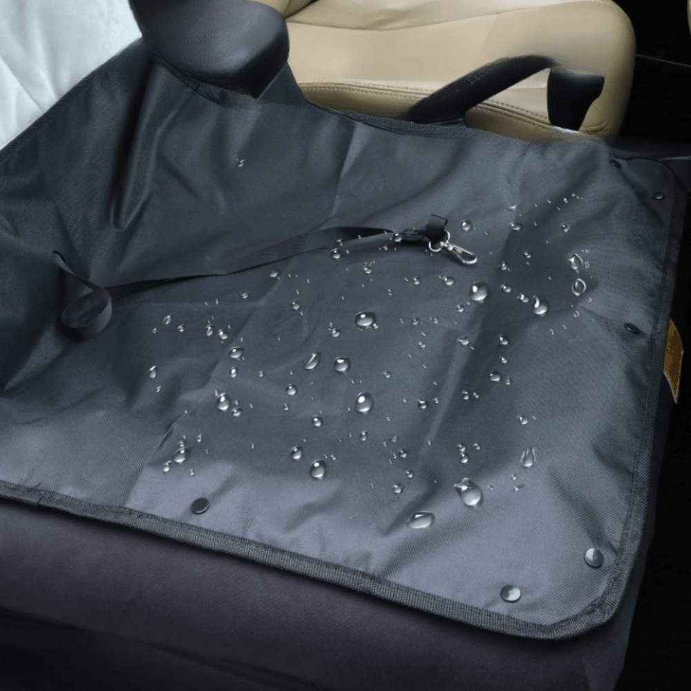 Car Seat Bed Waterproof Pet Cushion Mat with Removable Cover and Safety BeltPet Car CarrierBravo Pets