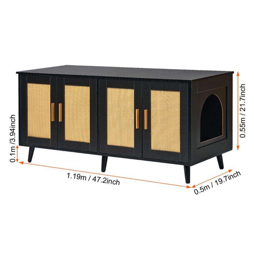 Cat Litter Box Enclosure for 2 Cats Litter Box FurnitureCat Litter BoxBravo Pets