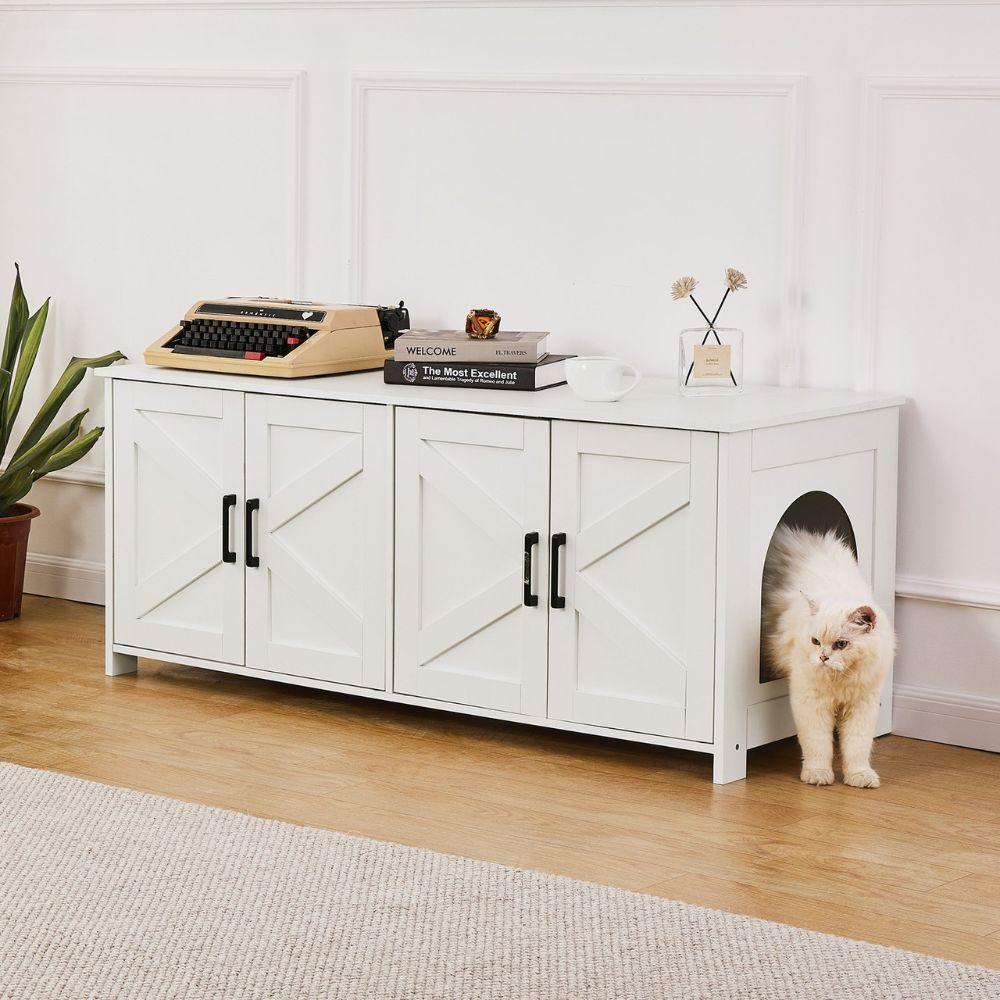 Cat Litter Box Enclosure for 2 Cats Litter Box FurnitureCat Litter BoxBravo Pets