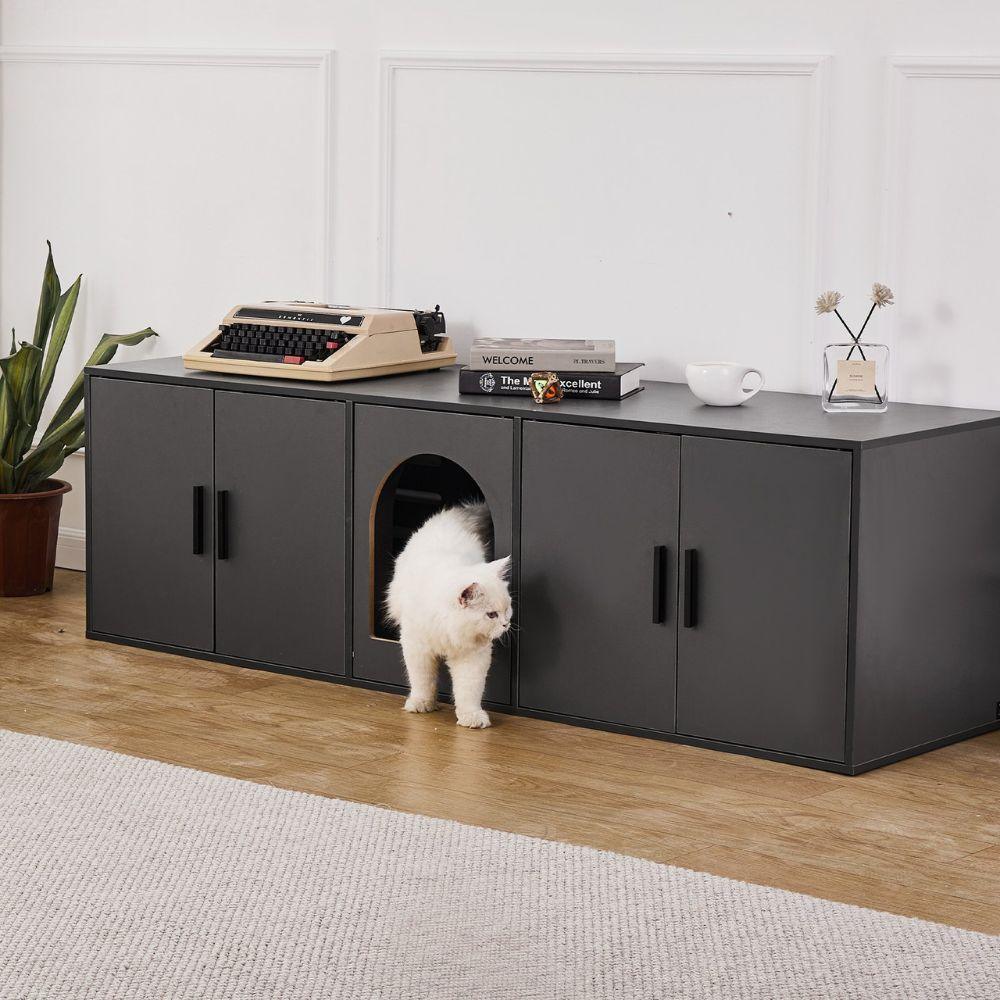Cat Litter Box Enclosure for 2 Cats Litter Box FurnitureCat Litter BoxBravo Pets