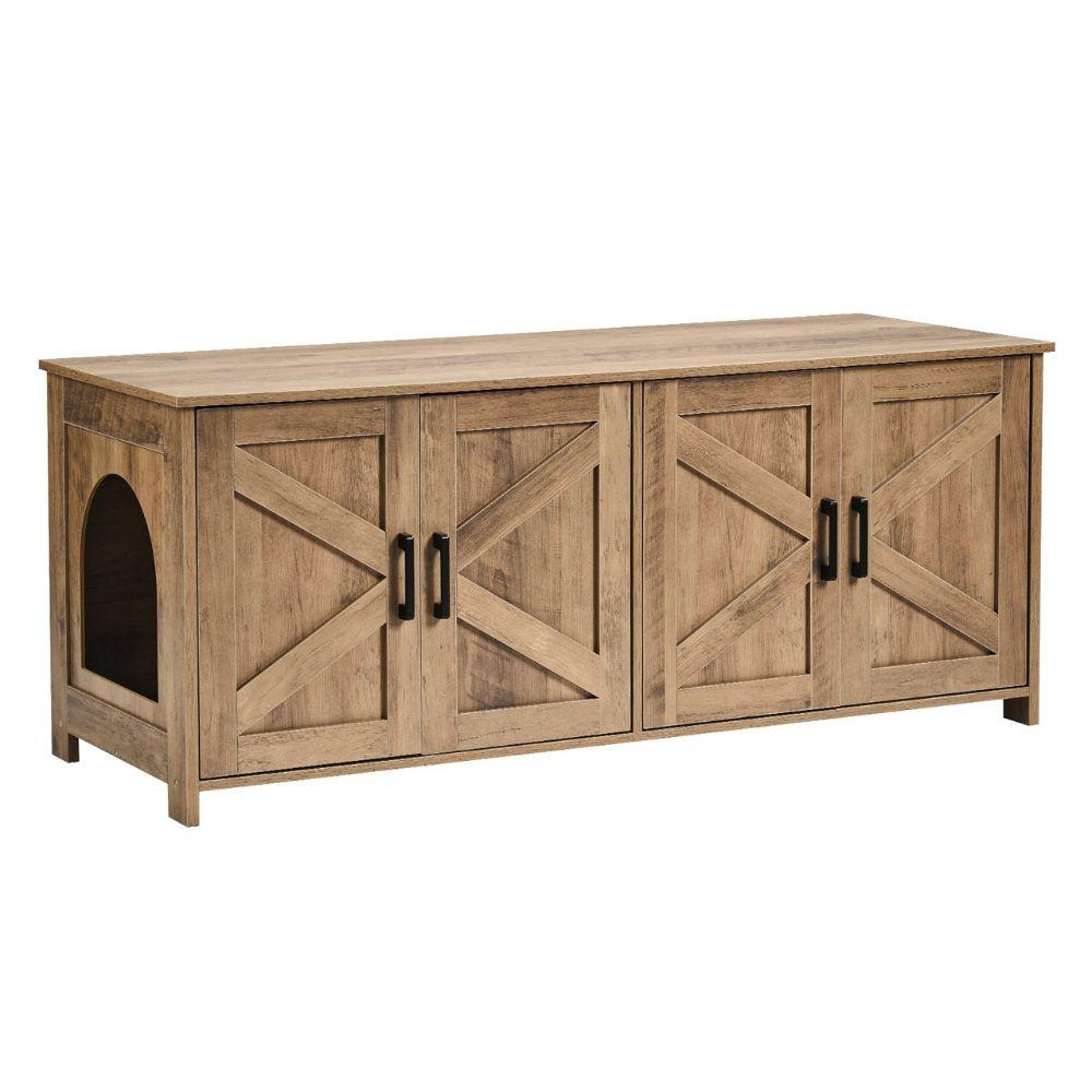 Cat Litter Box Enclosure for 2 Cats Litter Box FurnitureCat Litter BoxBravo Pets