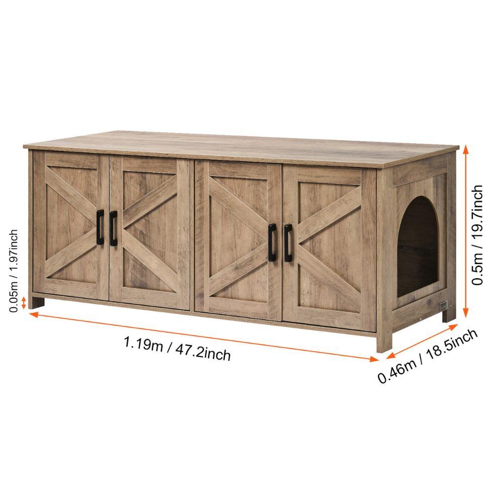 Cat Litter Box Enclosure for 2 Cats Litter Box FurnitureCat Litter BoxBravo Pets
