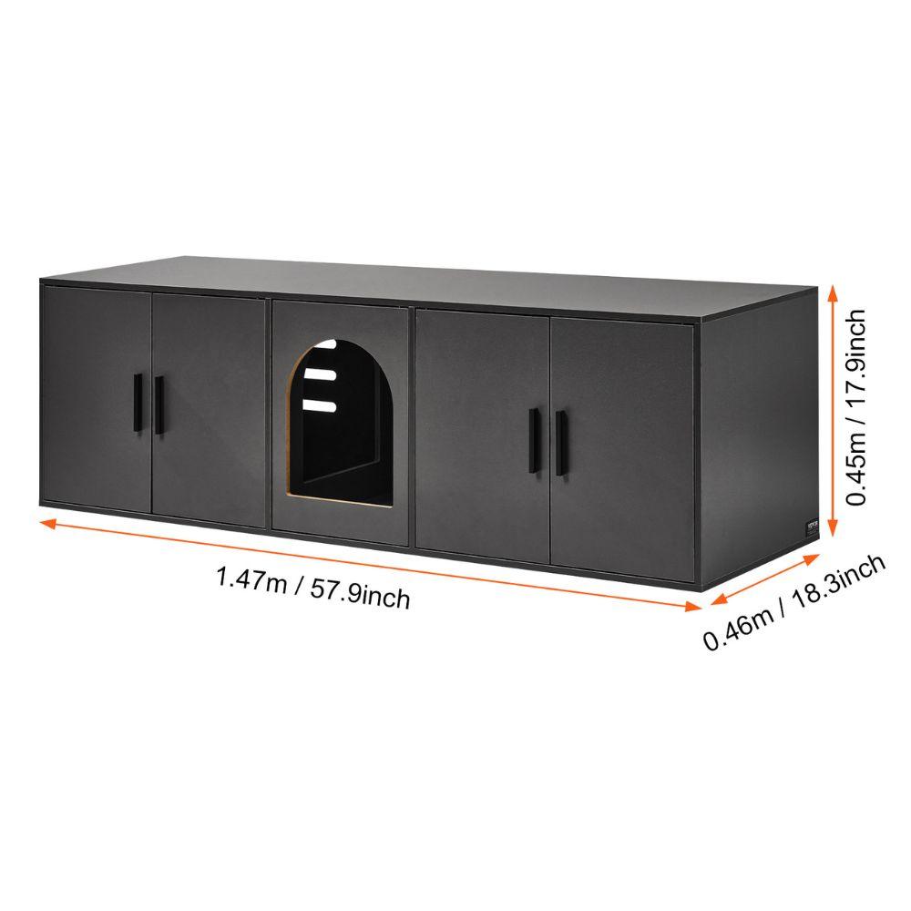 Cat Litter Box Enclosure for 2 Cats Litter Box FurnitureCat Litter BoxBravo Pets