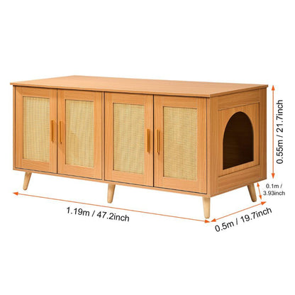 Cat Litter Box Enclosure for 2 Cats Litter Box FurnitureCat Litter BoxBravo Pets