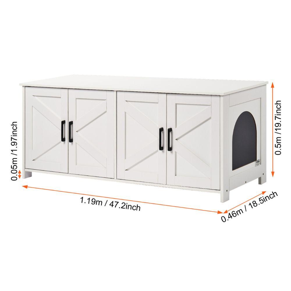 Cat Litter Box Enclosure for 2 Cats Litter Box FurnitureCat Litter BoxBravo Pets