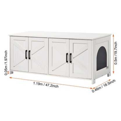 Cat Litter Box Enclosure for 2 Cats Litter Box FurnitureCat Litter BoxBravo Pets