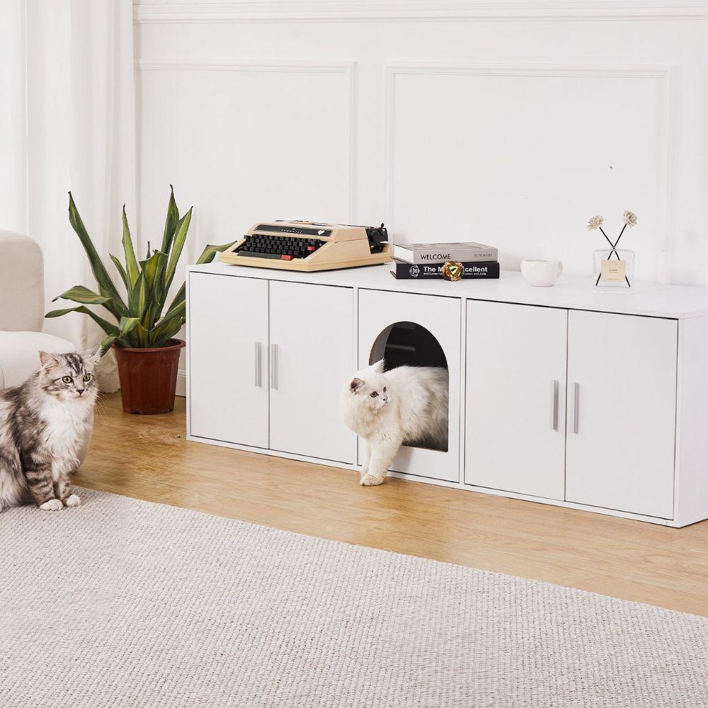 Cat Litter Box Enclosure for 2 Cats Litter Box FurnitureCat Litter BoxBravo Pets