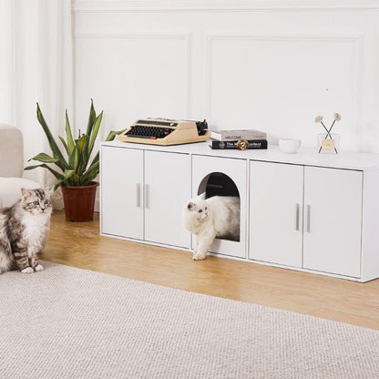 Cat Litter Box Enclosure for 2 Cats Litter Box FurnitureCat Litter BoxBravo Pets