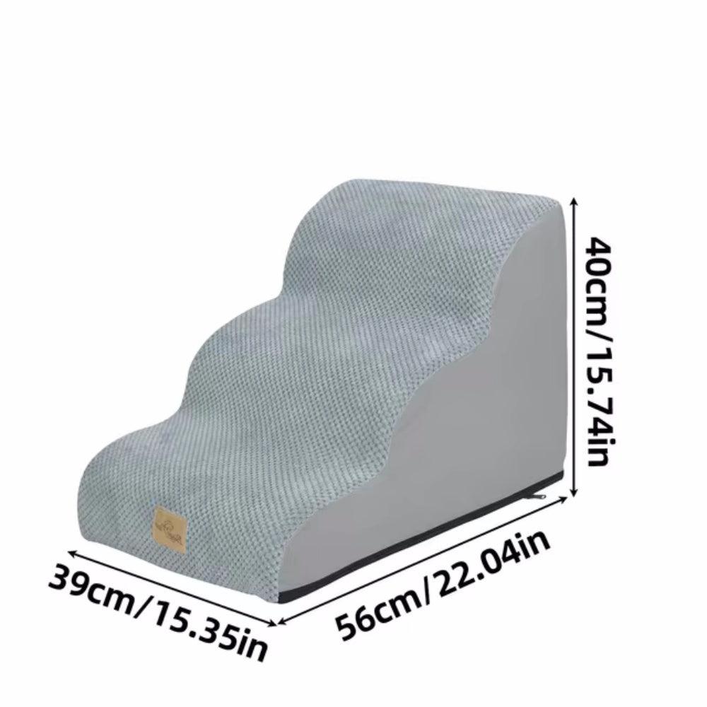 4 - Tier Foam Dog Steps Pet Stairs Ramp for Beds and CouchesPet StepsBravo Pets