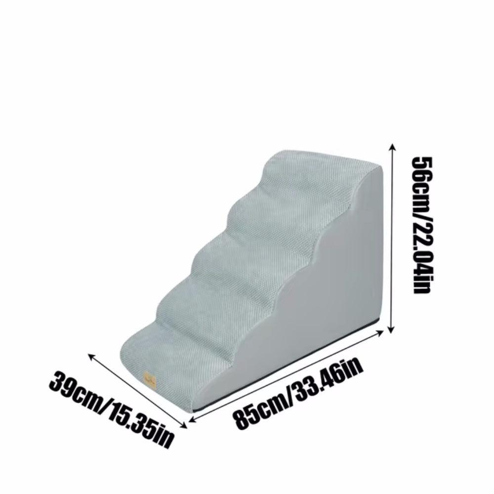 4 - Tier Foam Dog Steps Pet Stairs Ramp for Beds and CouchesPet StepsBravo Pets
