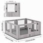 Premium Pet Whelping Box with Waterproof Fertility PadPet EnclosureBravo Pets