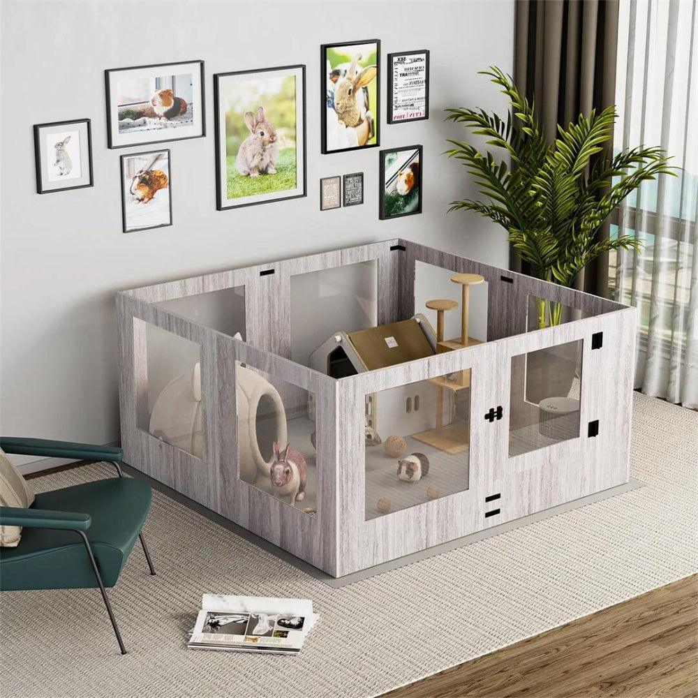 Premium Pet Whelping Box with Waterproof Fertility PadPet EnclosureBravo Pets