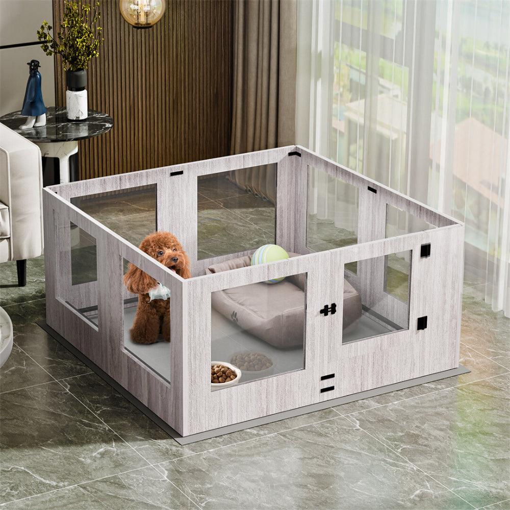 Premium Pet Whelping Box with Waterproof Fertility PadPet EnclosureBravo Pets