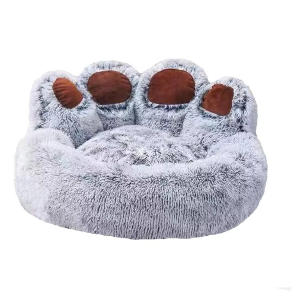 Fluffy Plush Dog Bed Paw BedGeneral ProductBravo Pets